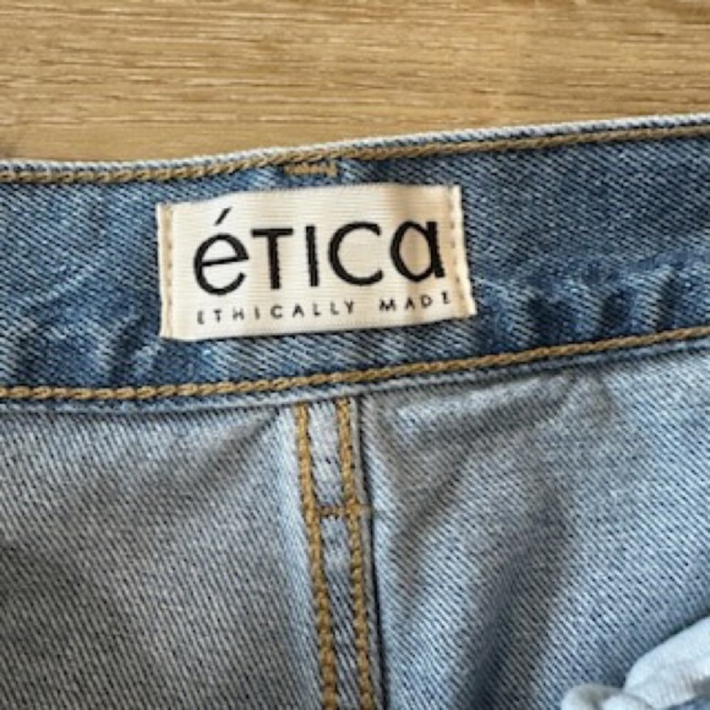 Etica Ethically Made Marley Ultra High Rise Baggy Jeans in Seaford Sz 32 NWT - Picture 8 of 11